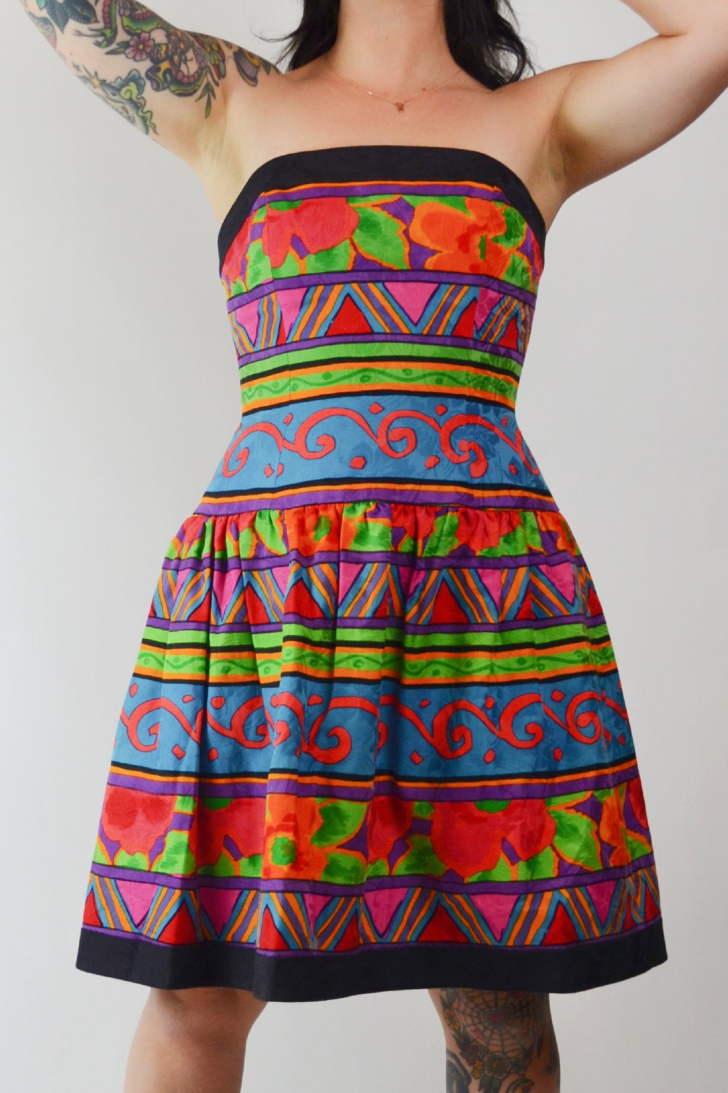 Vintage 90's A.J. Bari Deadstock Party Dress Selected by Old Moon Vintage