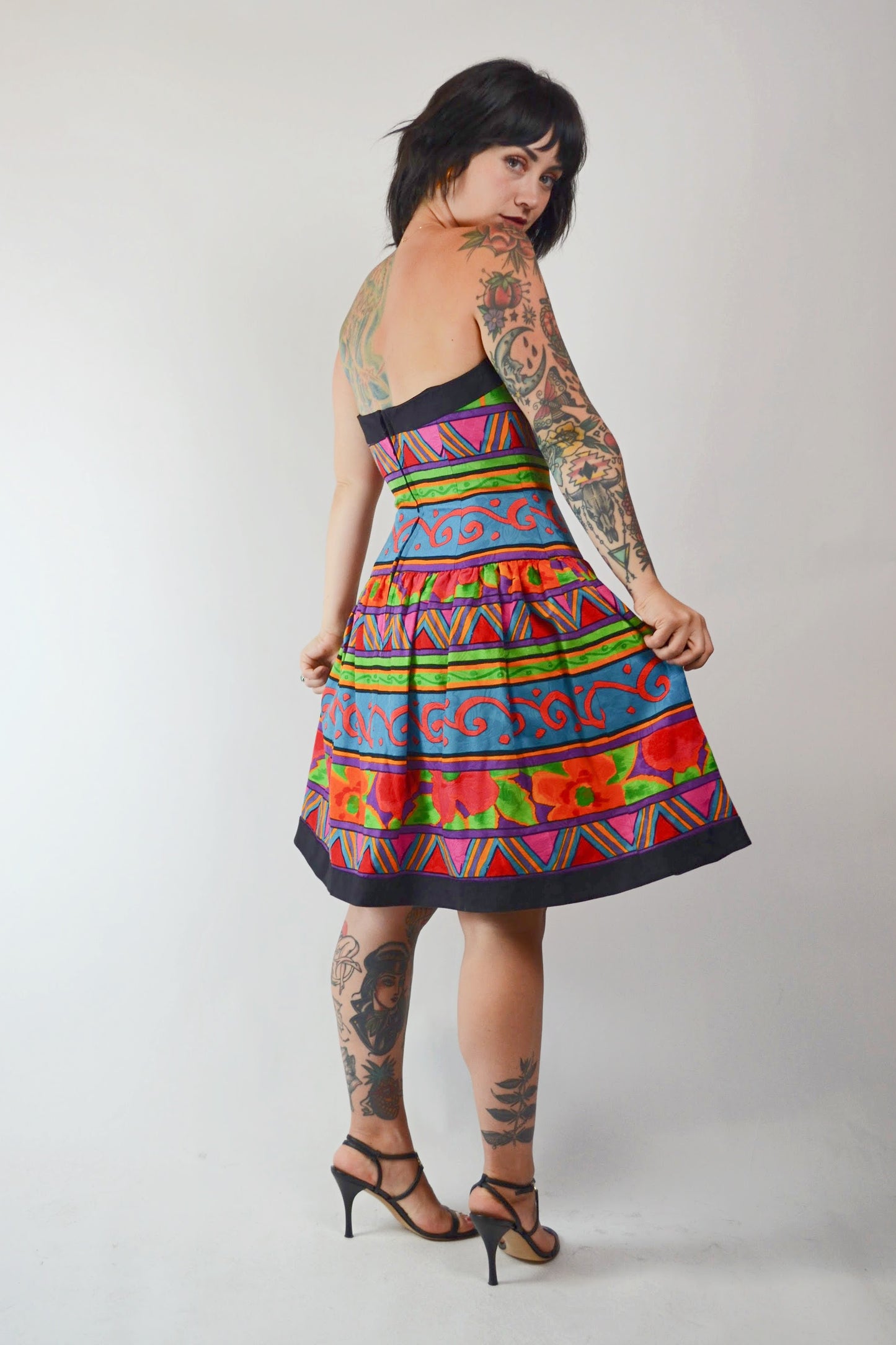 Vintage 90's A.J. Bari Deadstock Party Dress Selected by Old Moon Vintage
