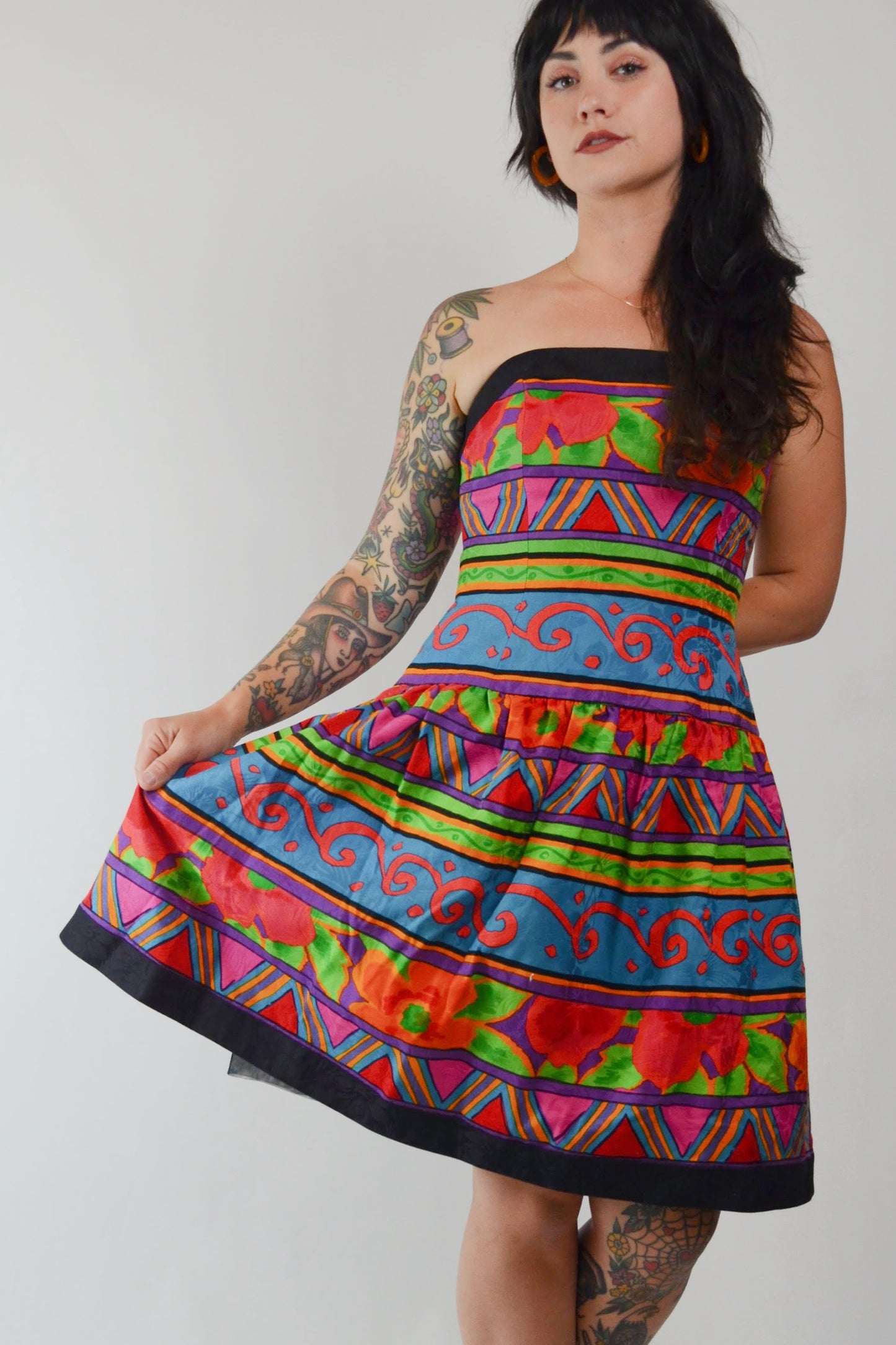 Vintage 90's A.J. Bari Deadstock Party Dress Selected by Old Moon Vintage