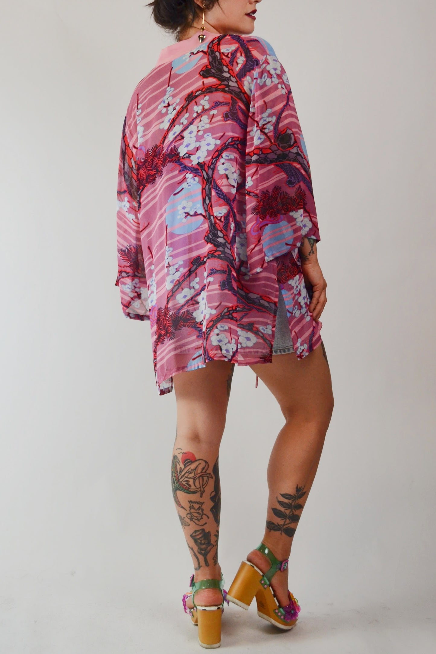 Vintage BOB MACKIE Silk Cover Up Selected by Old Moon Vintage