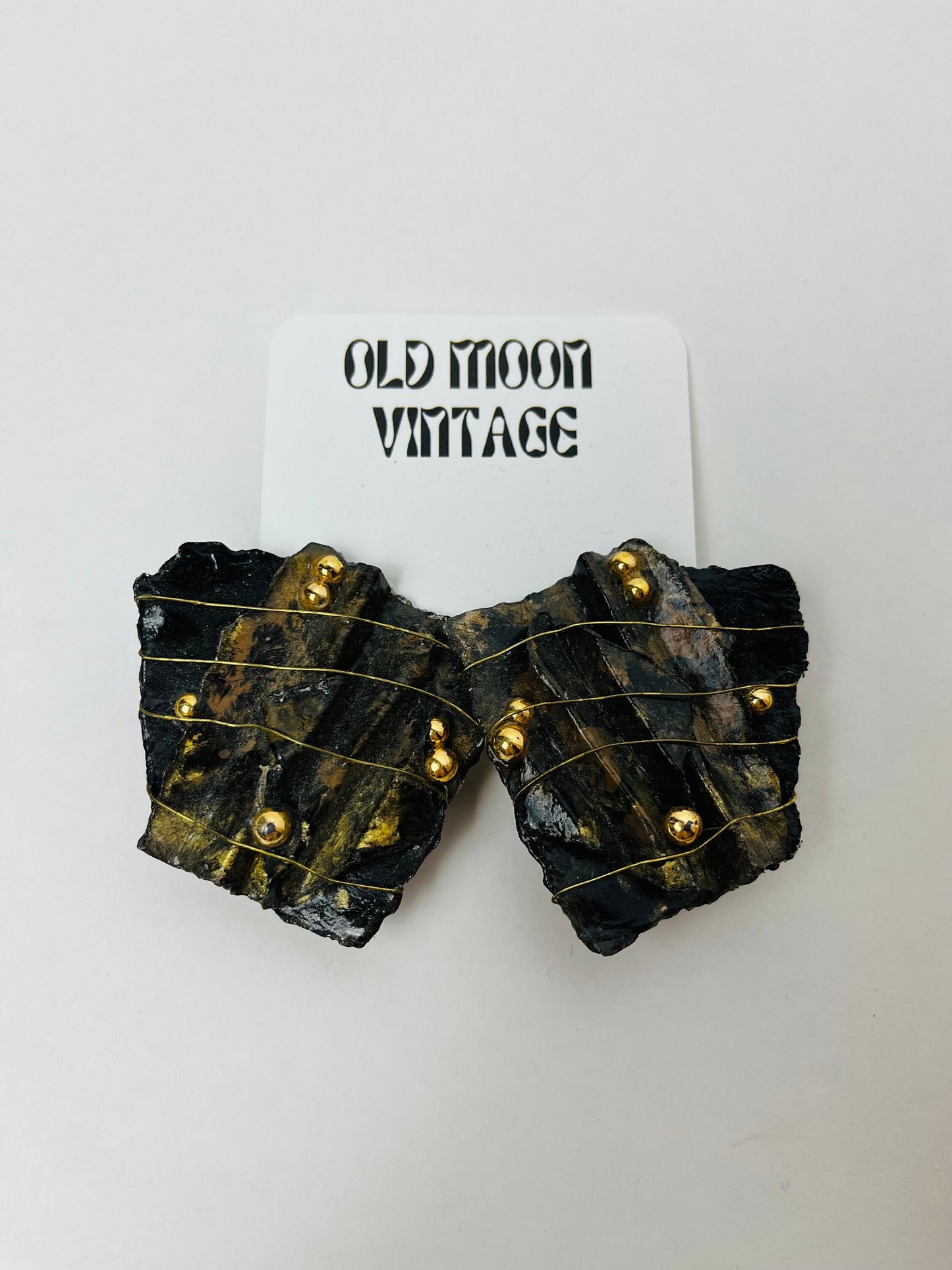 1980s Vintage Clip On Earrings