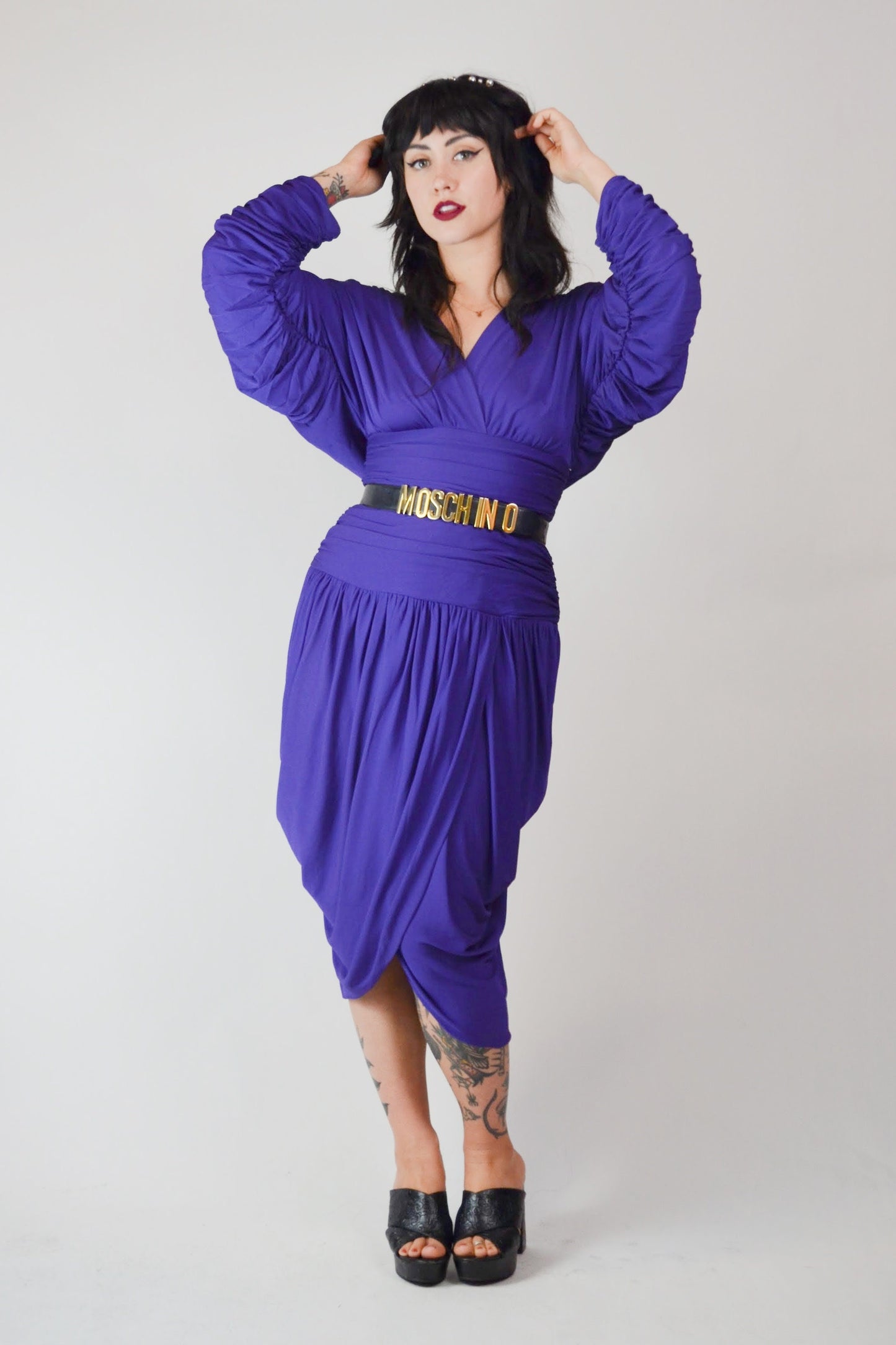 1980s Rare VICKY TIEL Designer Dress