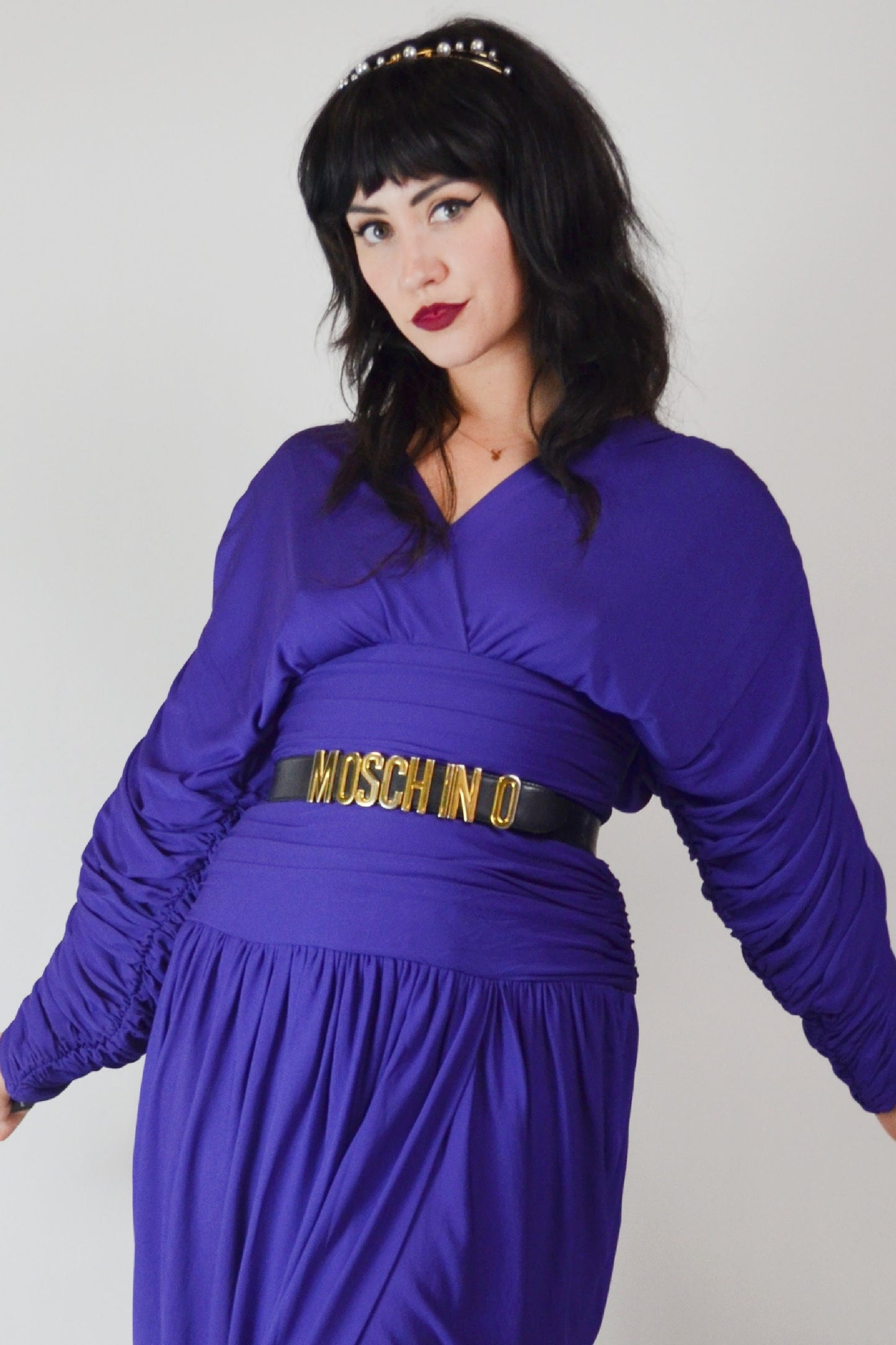 1980s Rare VICKY TIEL Designer Dress