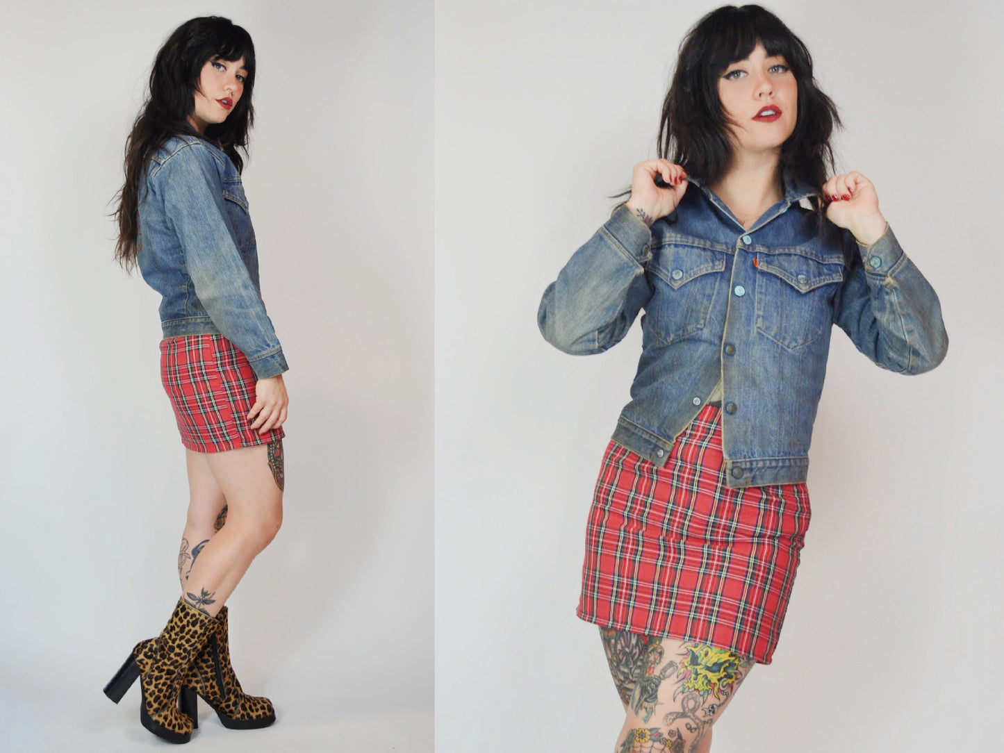 1970s LEVI'S AEROSMITH Denim Jacket Vintage XS 70s Jean Jacket