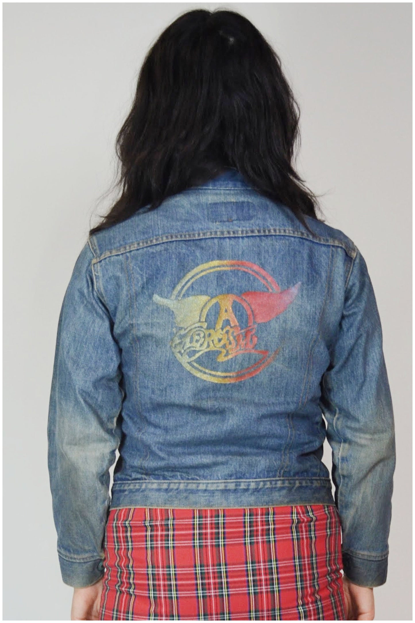 1970s LEVI'S AEROSMITH Denim Jacket Vintage XS 70s Jean Jacket