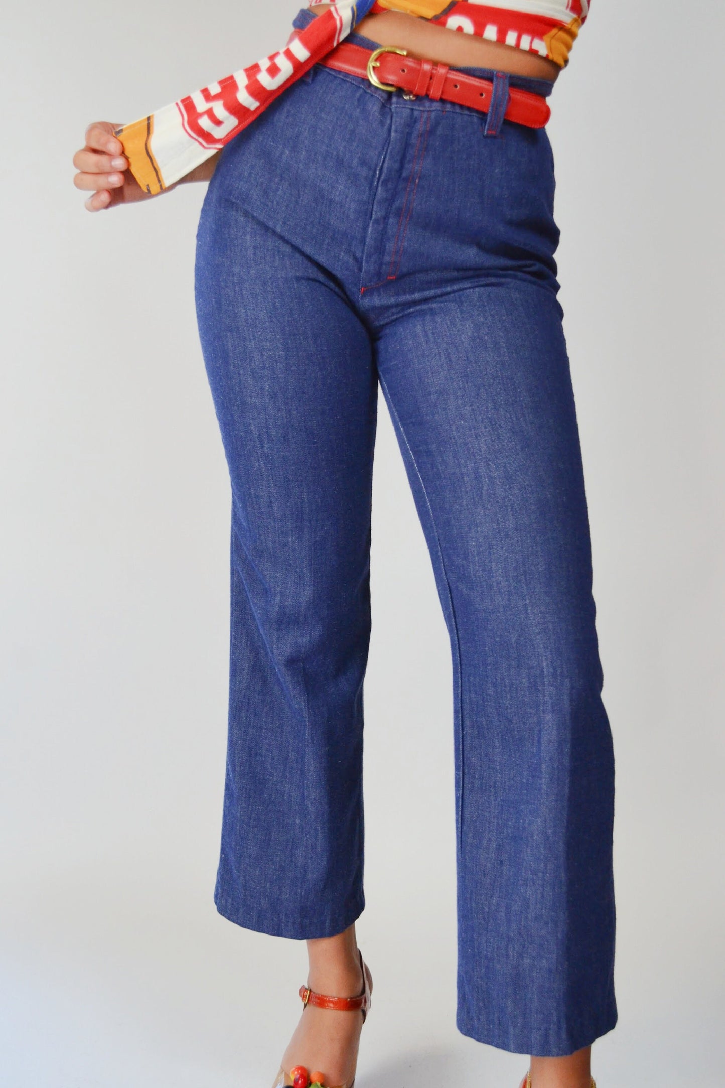 30 waist - 1980s KLIBAN Vintage Flare Jeans
