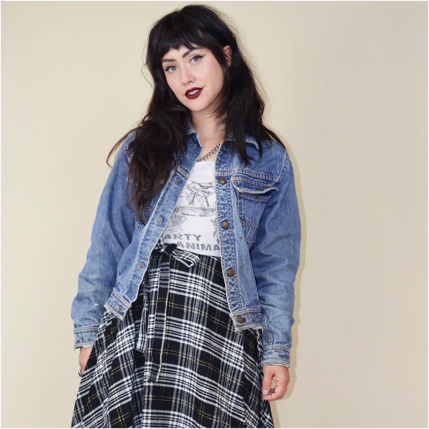 XS SMAll 1960s SELVEDGE Edge Rare CHEROKEE Vintage Distressed Denim Jacket 70s Distressed Jean Jacket