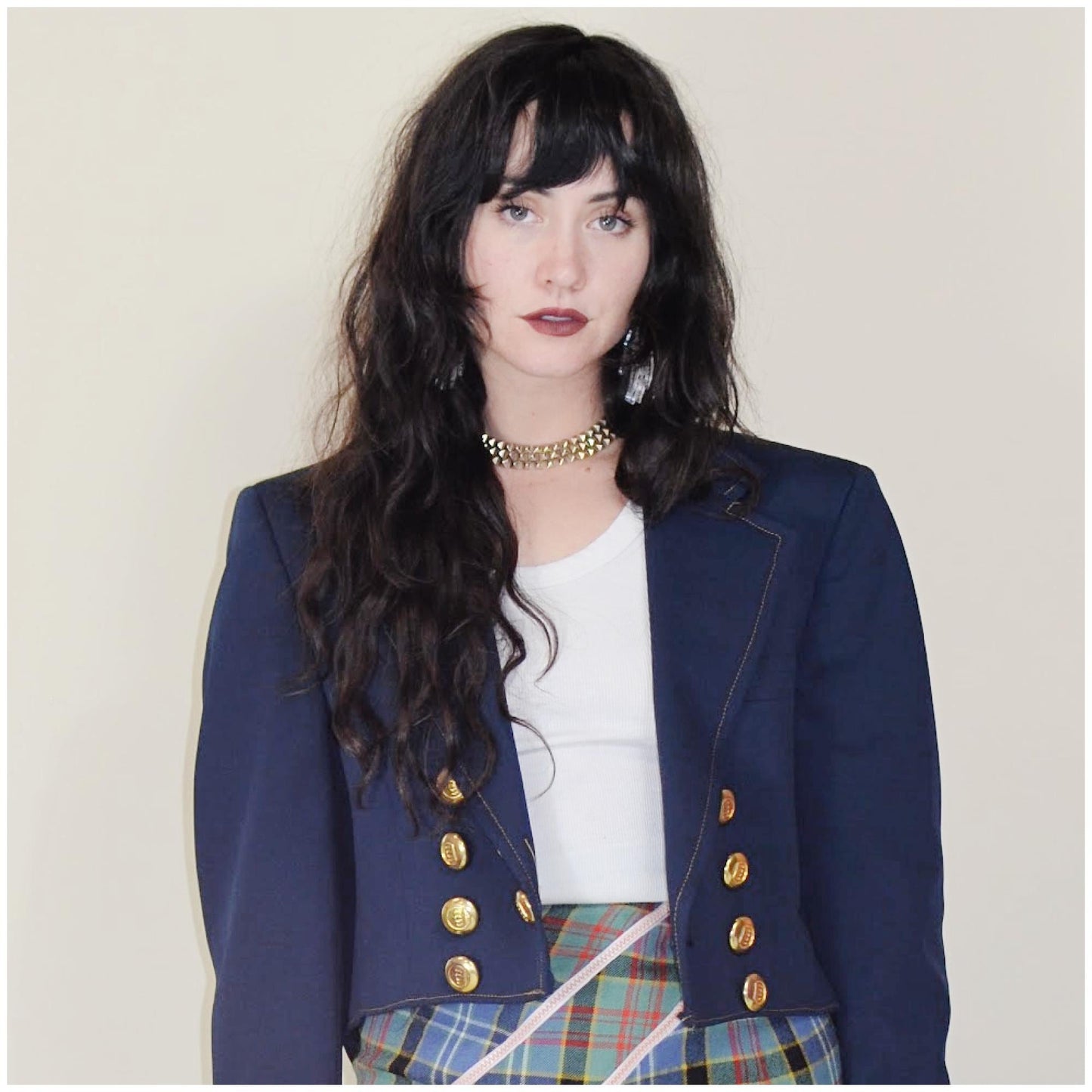 medium 1960s Vintage COATTAIL Uniform 60s Suit Jacket with Tails Band Jacket