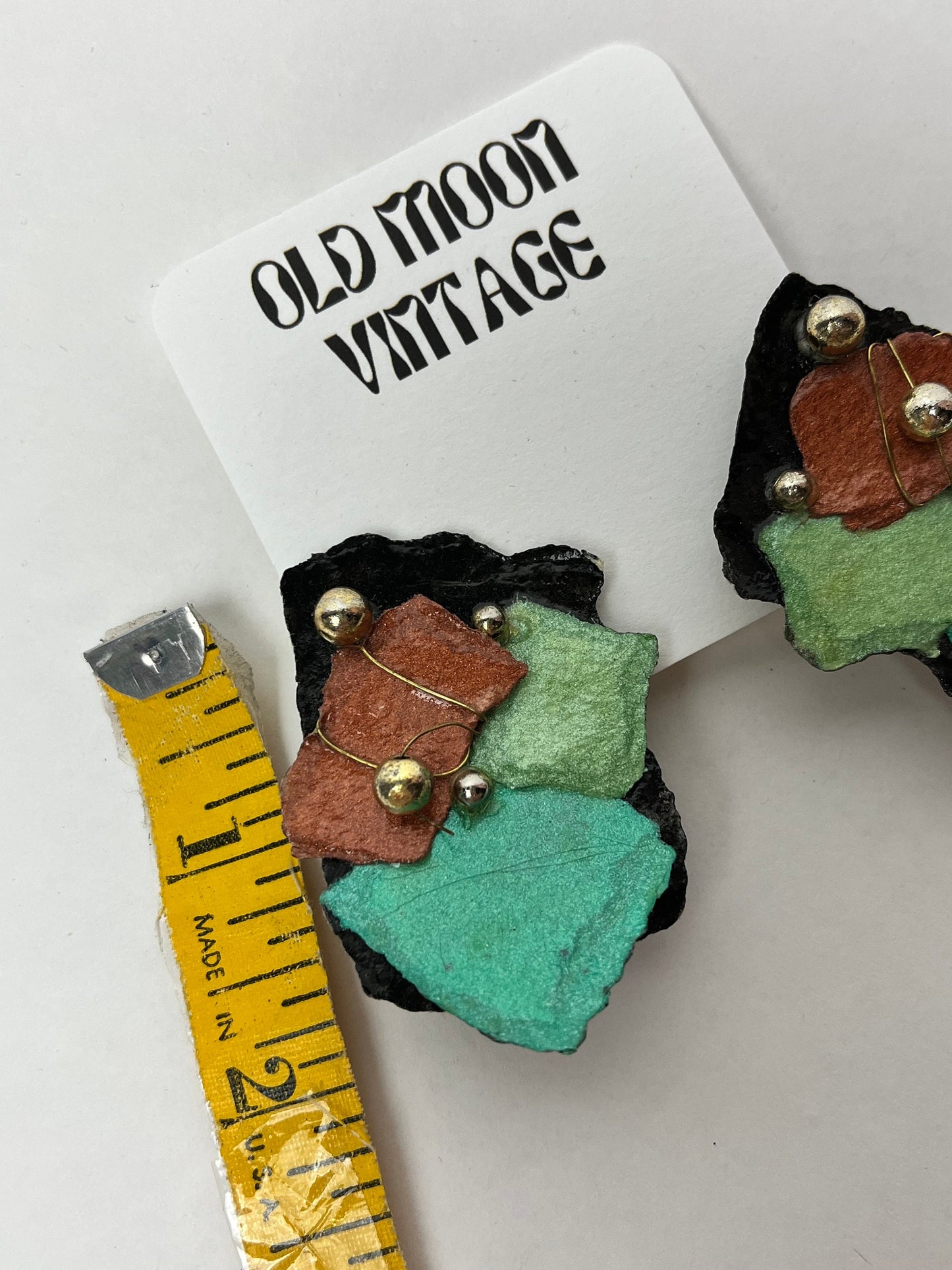1980s Vintage Clip On Earrings