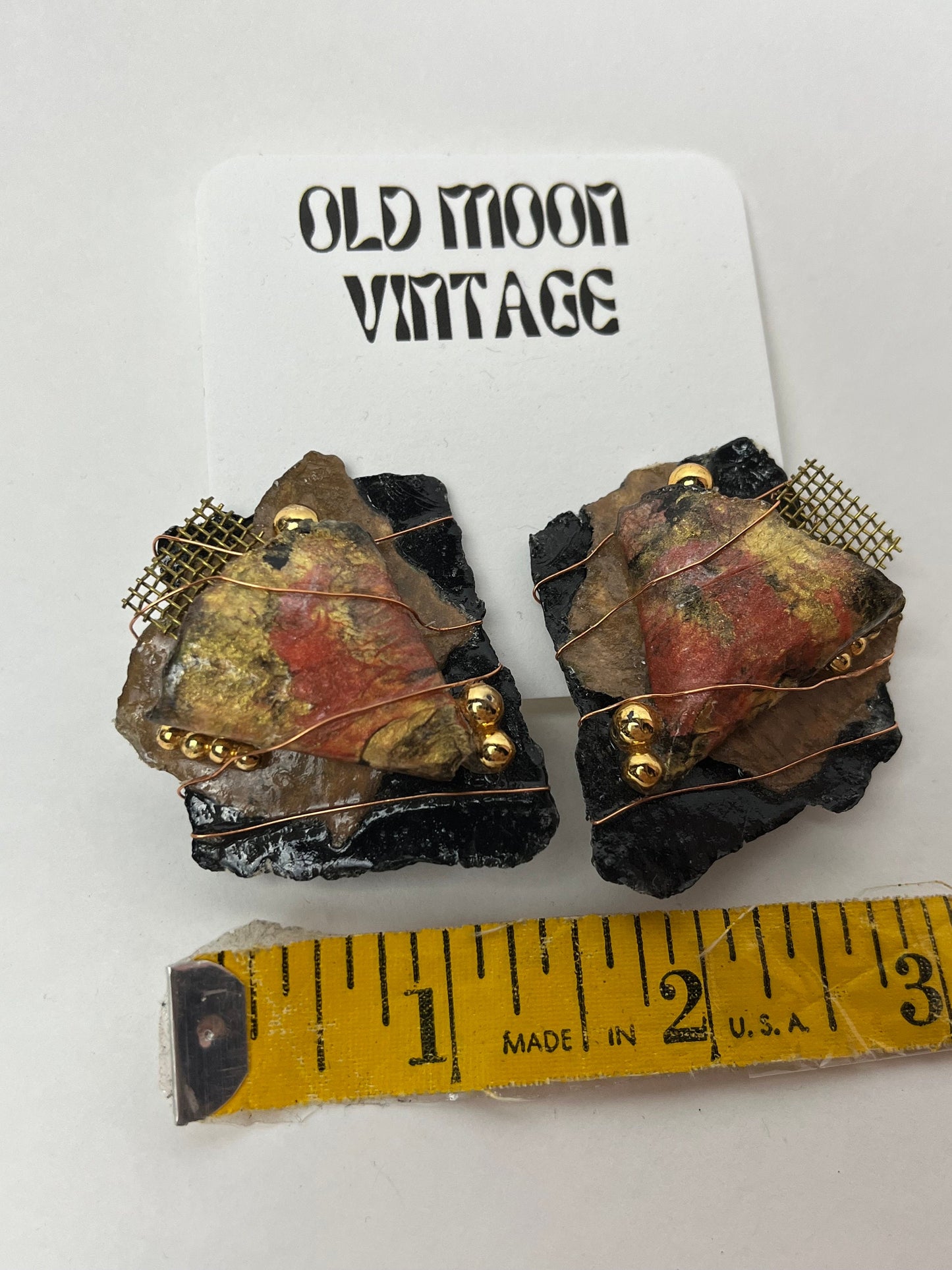 1980s Vintage Clip On Earrings