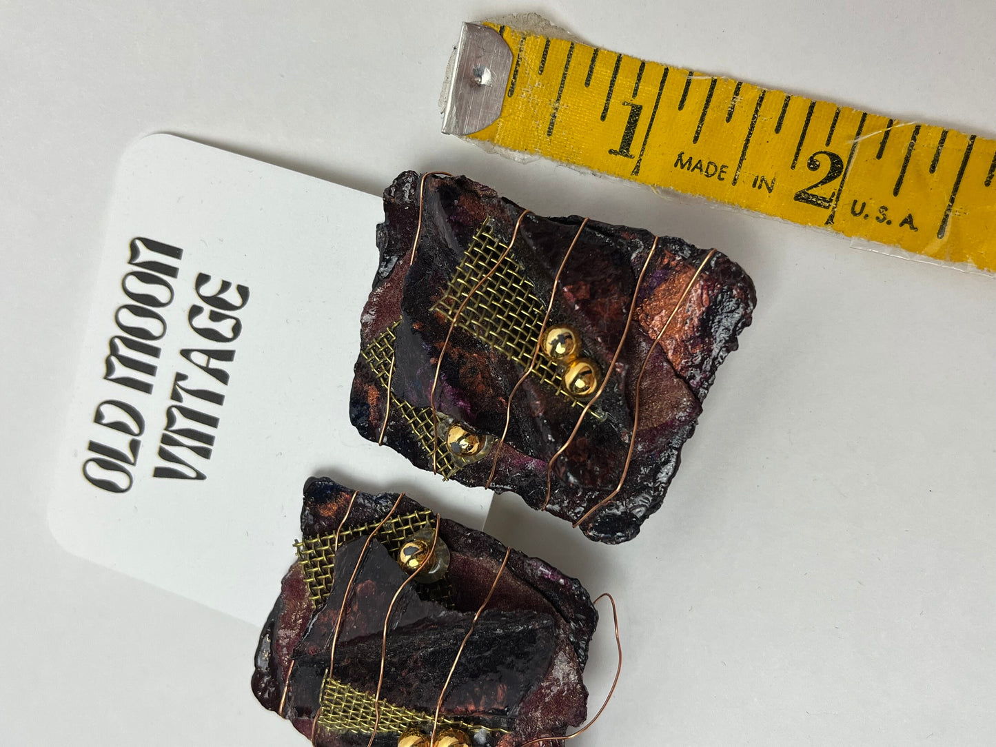 1980s Vintage Clip On Earrings
