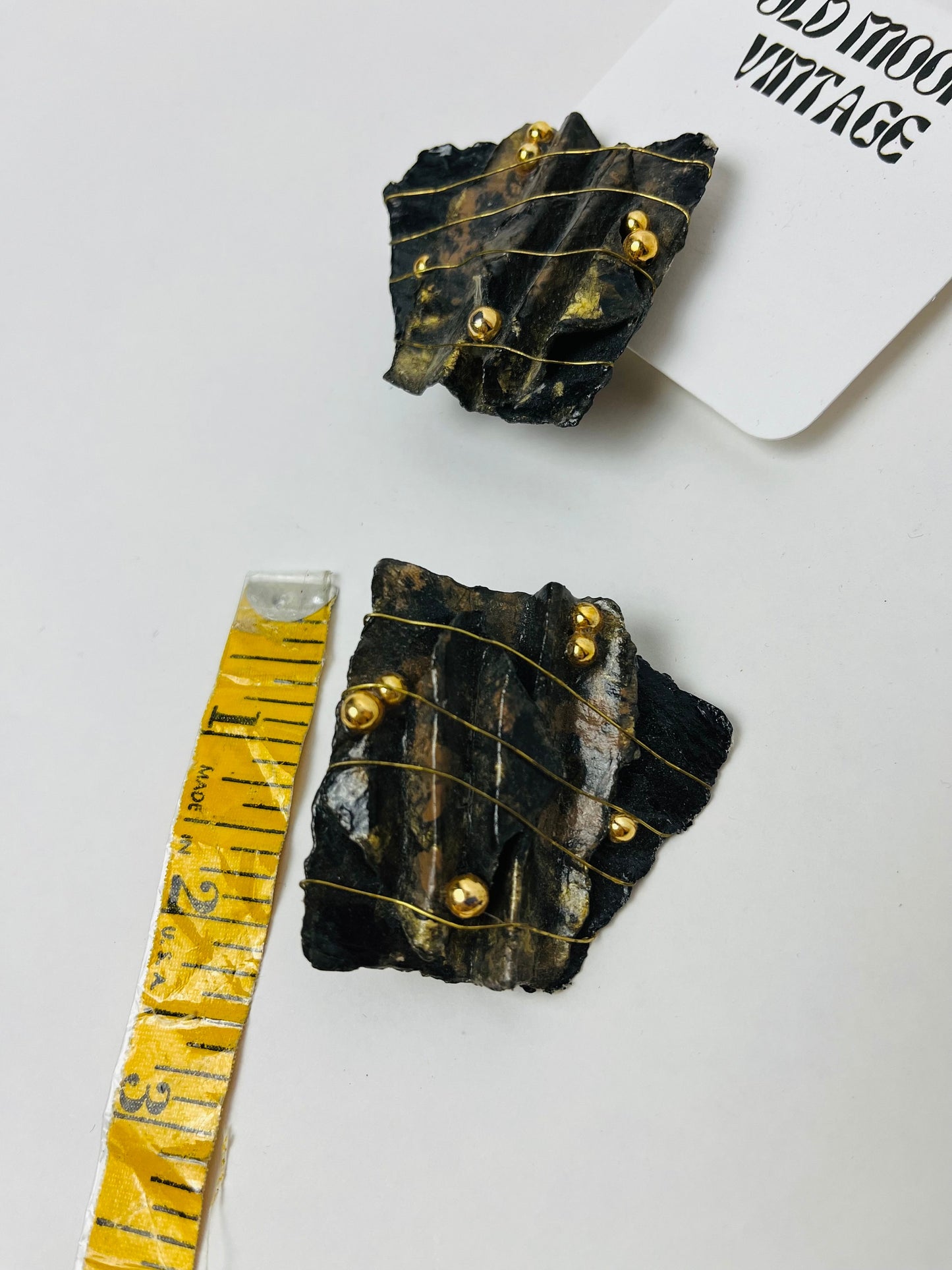1980s Vintage Clip On Earrings