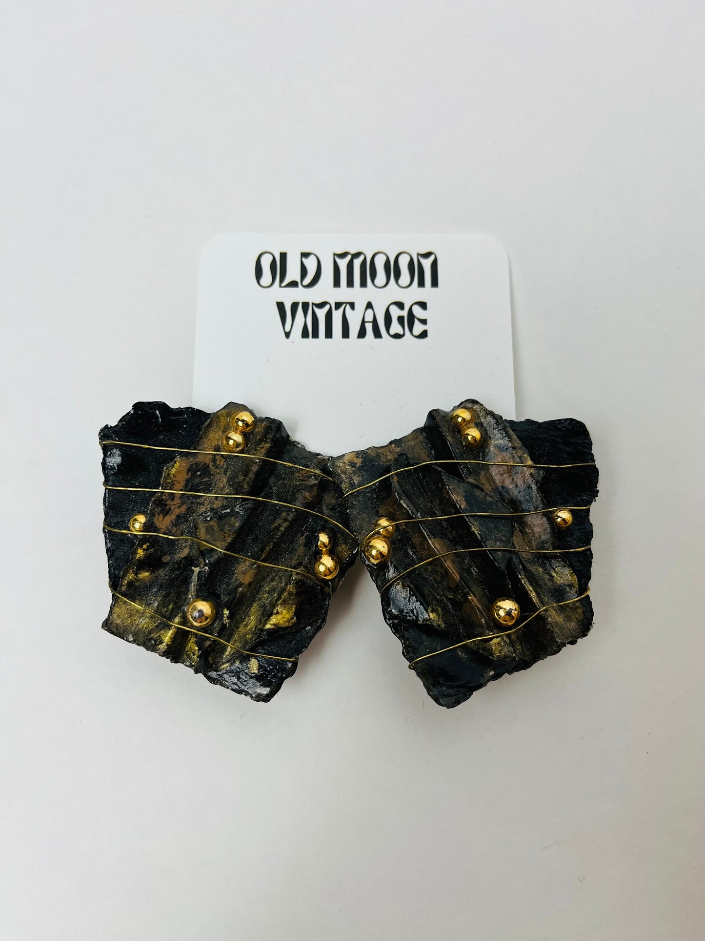 1980s Vintage Clip On Earrings