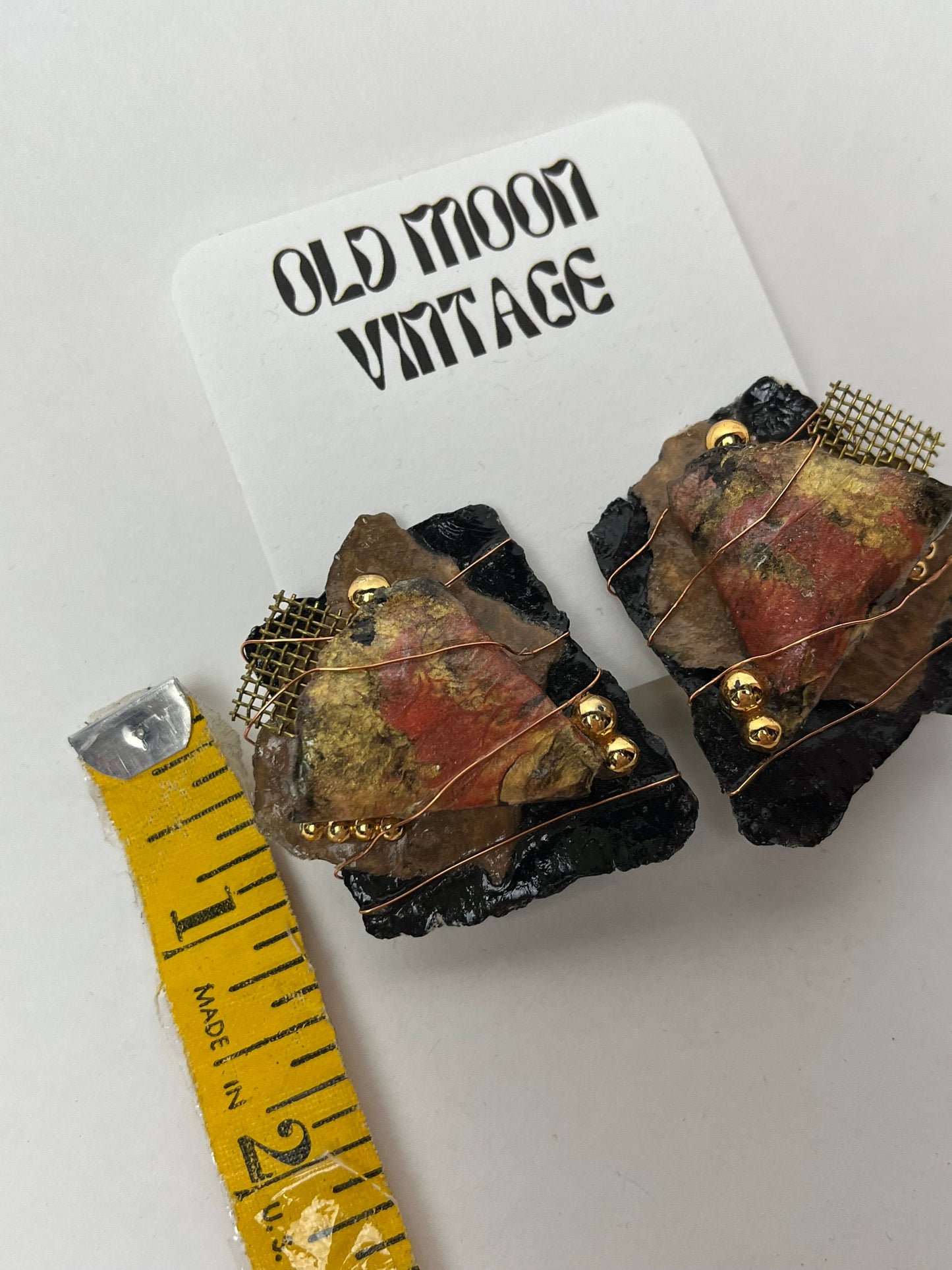1980s Vintage Clip On Earrings