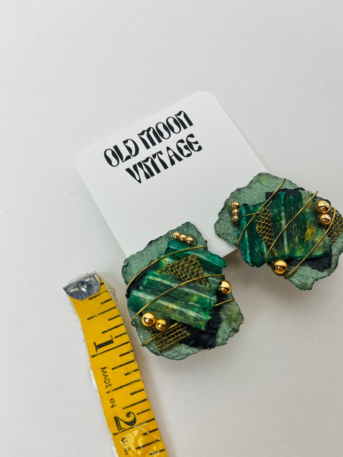1980s Vintage Clip On Earrings
