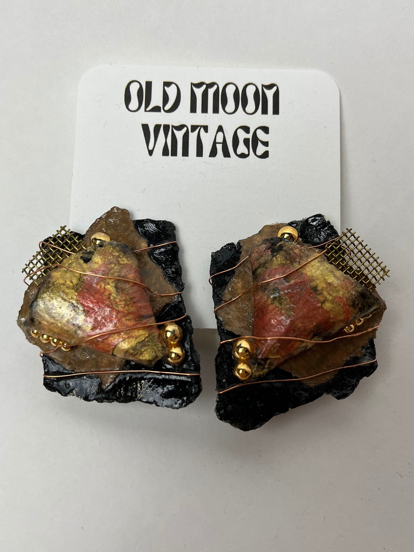 1980s Vintage Clip On Earrings