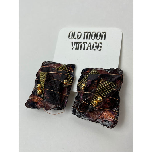 1980s Vintage Clip On Earrings