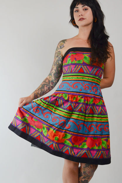 Vintage 90's A.J. Bari Deadstock Party Dress Selected by Old Moon Vintage