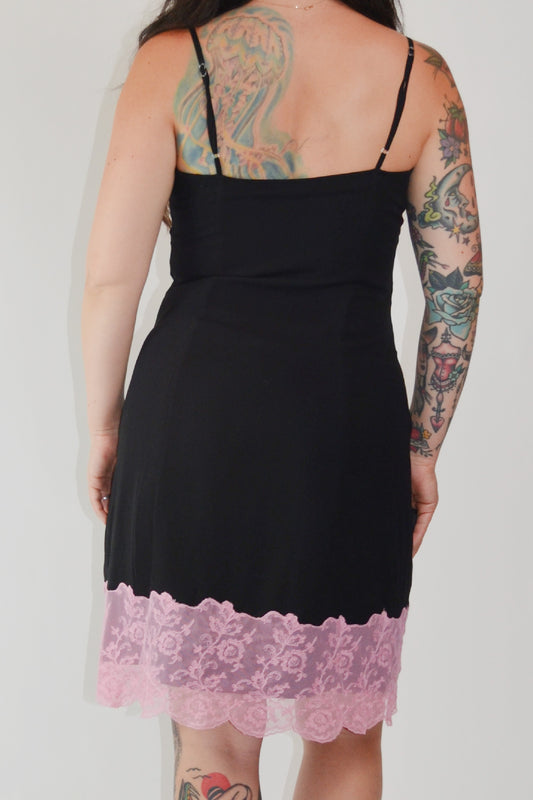 Vintage BETSEY JOHNSON Silk Slip Dress Selected by Old Moon Vintage