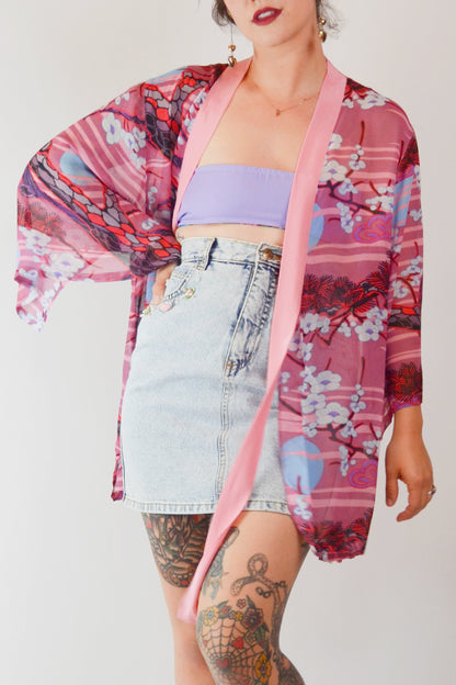 Vintage BOB MACKIE Silk Cover Up Selected by Old Moon Vintage