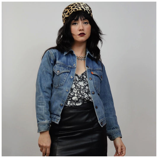xs - 1970s LEVI'S VINTAGE DENIM Jacket 70s Vintage Jean Jacket