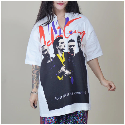 xl 1991 U2 Vintage Oversized Tee Every Artist is a Cannibal 90s Band