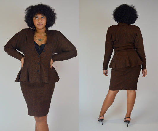 MEDIUM 1990s All That Jazz Vintage Suit