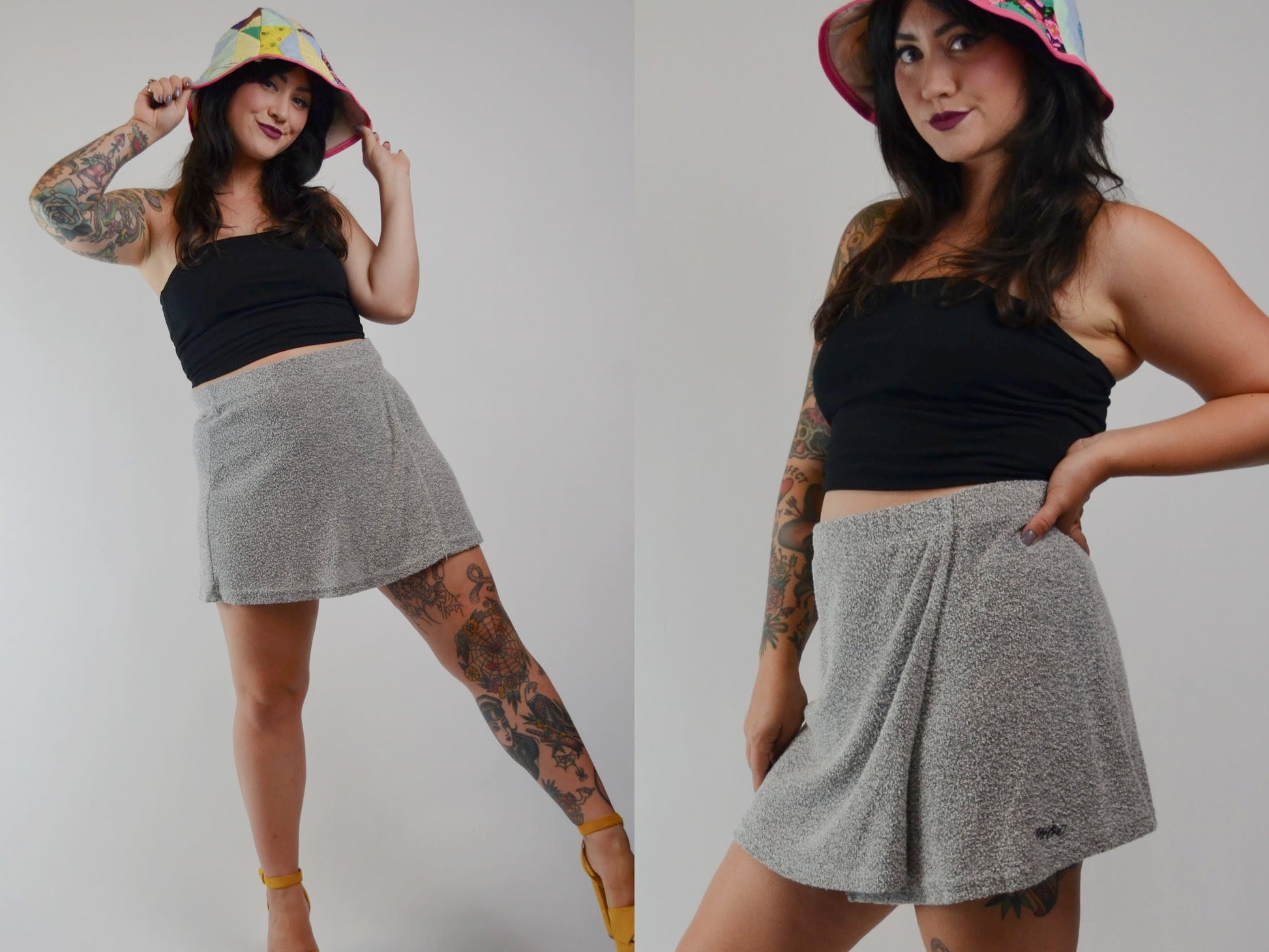 1990s MOSSIMO Mini Skirt VTG 90s - Medium - Large