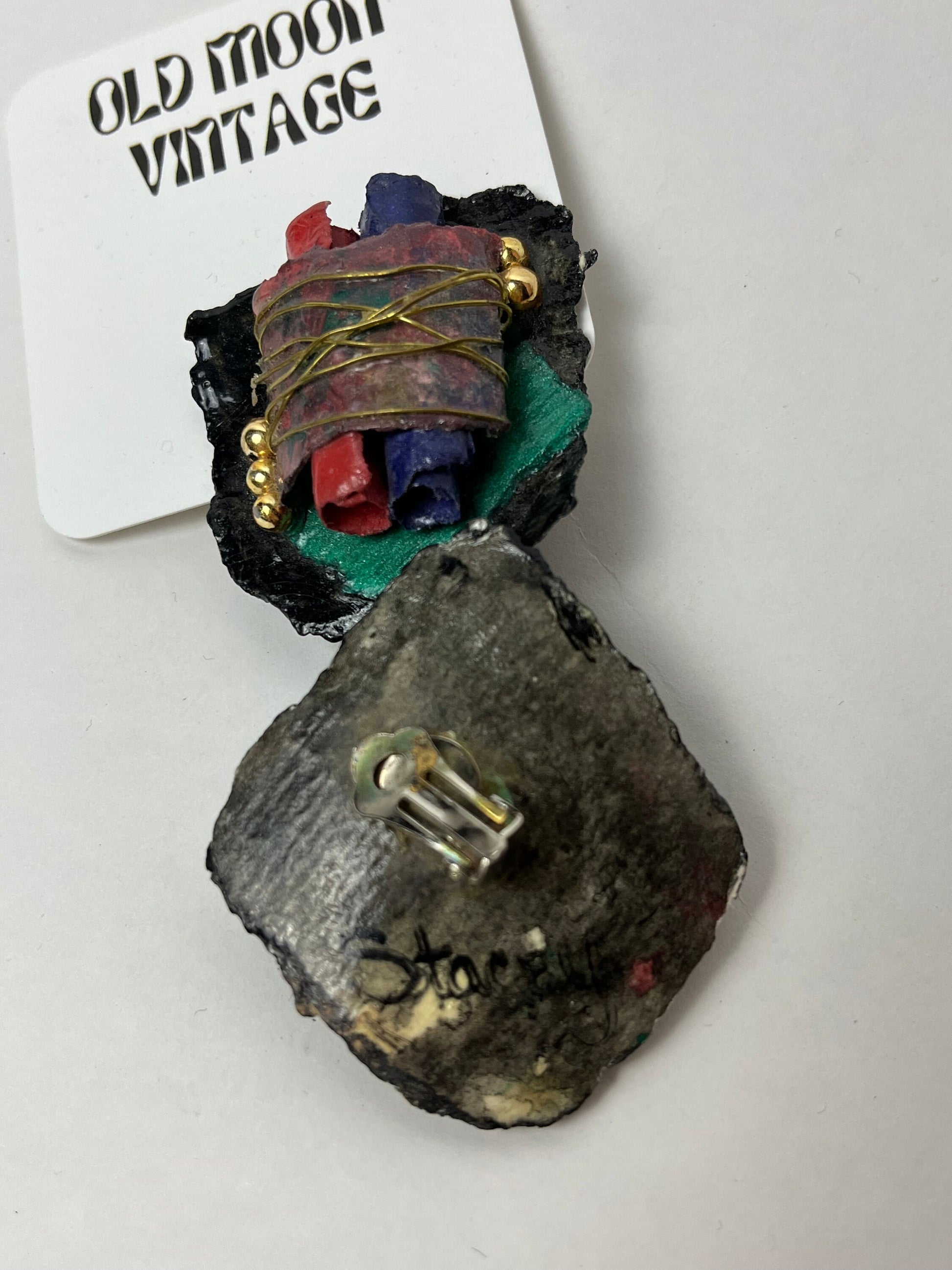1980s Vintage Clip On Earrings