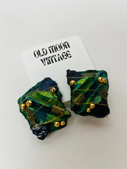 1980s Vintage Clip On Earrings