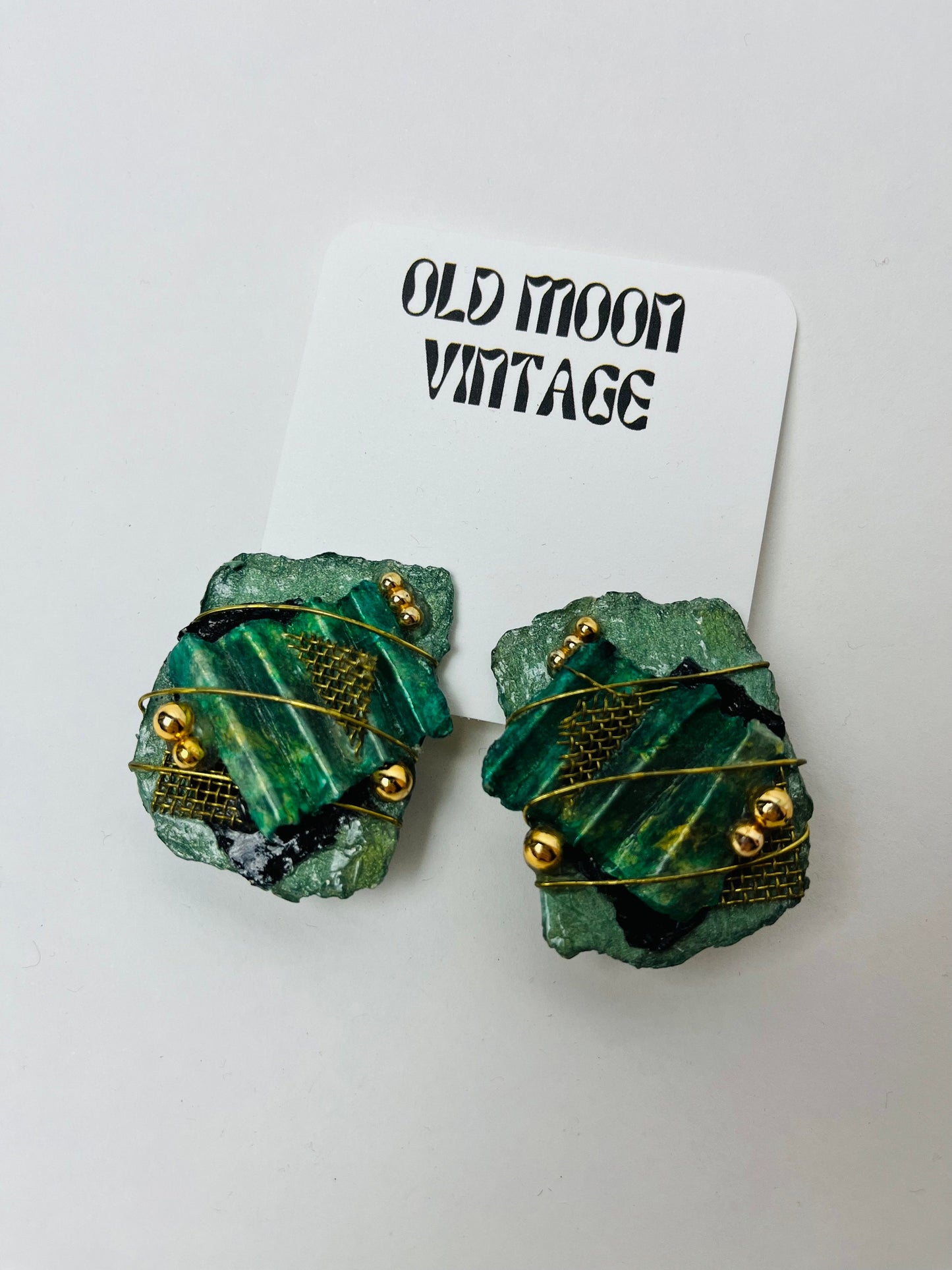 1980s Vintage Clip On Earrings