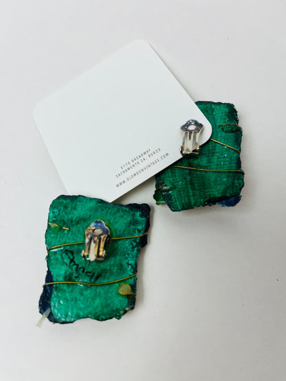 1980s Vintage Clip On Earrings